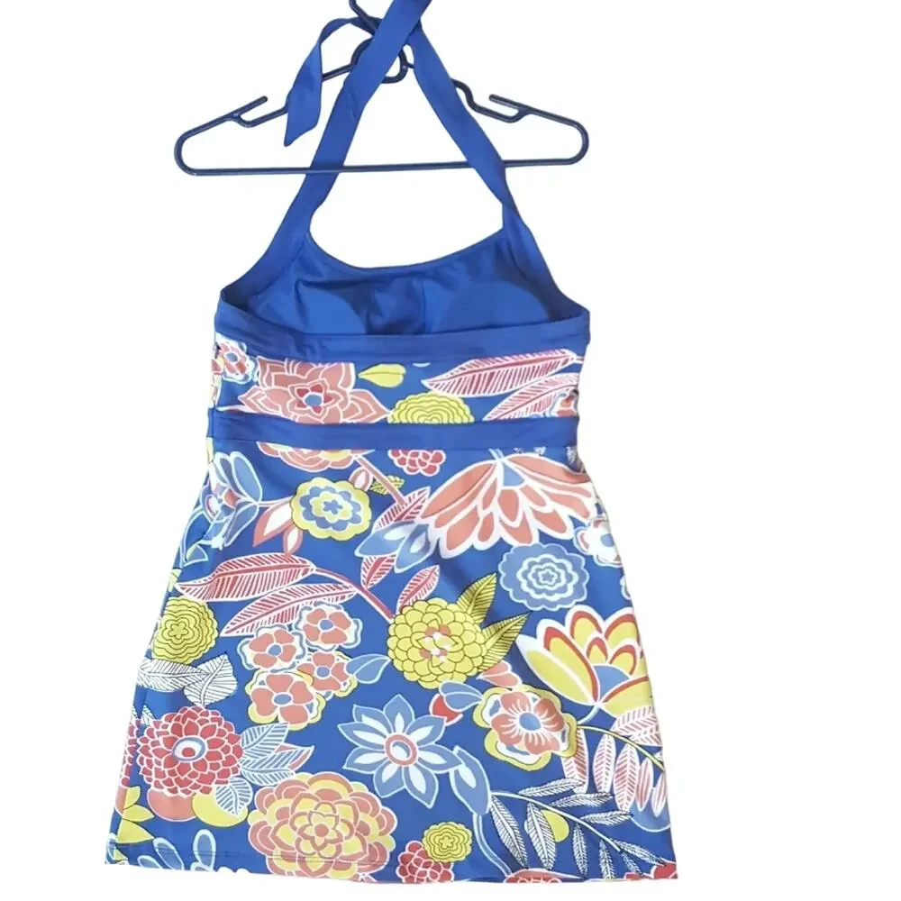 Talbots Halter Sun Dress Petite Medium - Picture 2 of 4